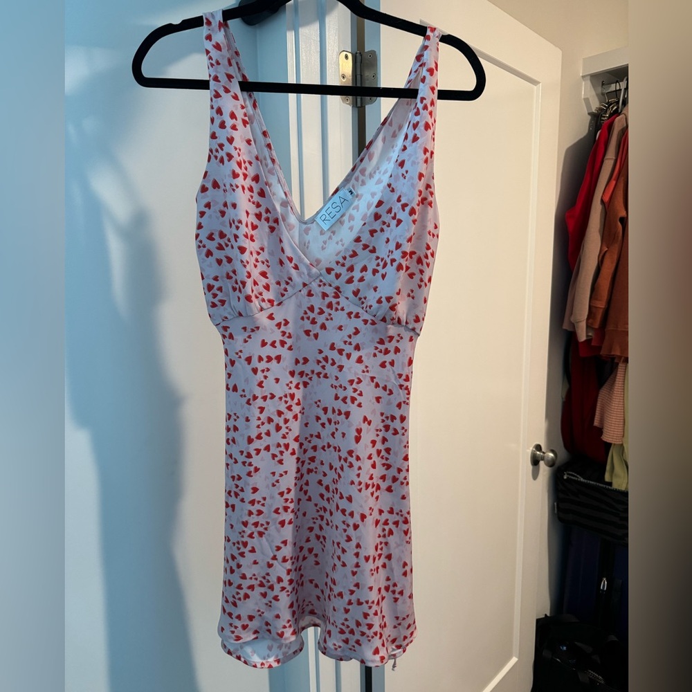 Pink heart dress